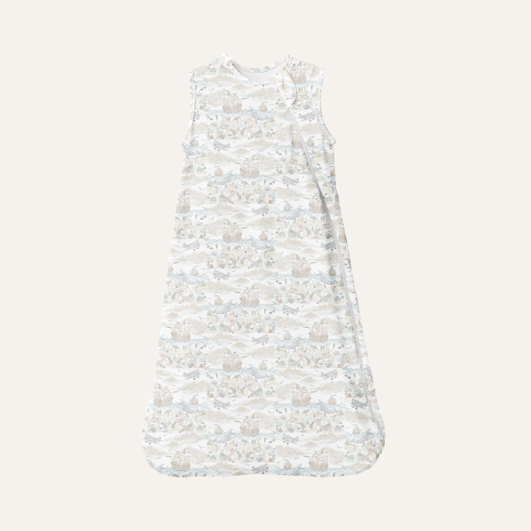 Double Layer Sleep Sack in Salt Air