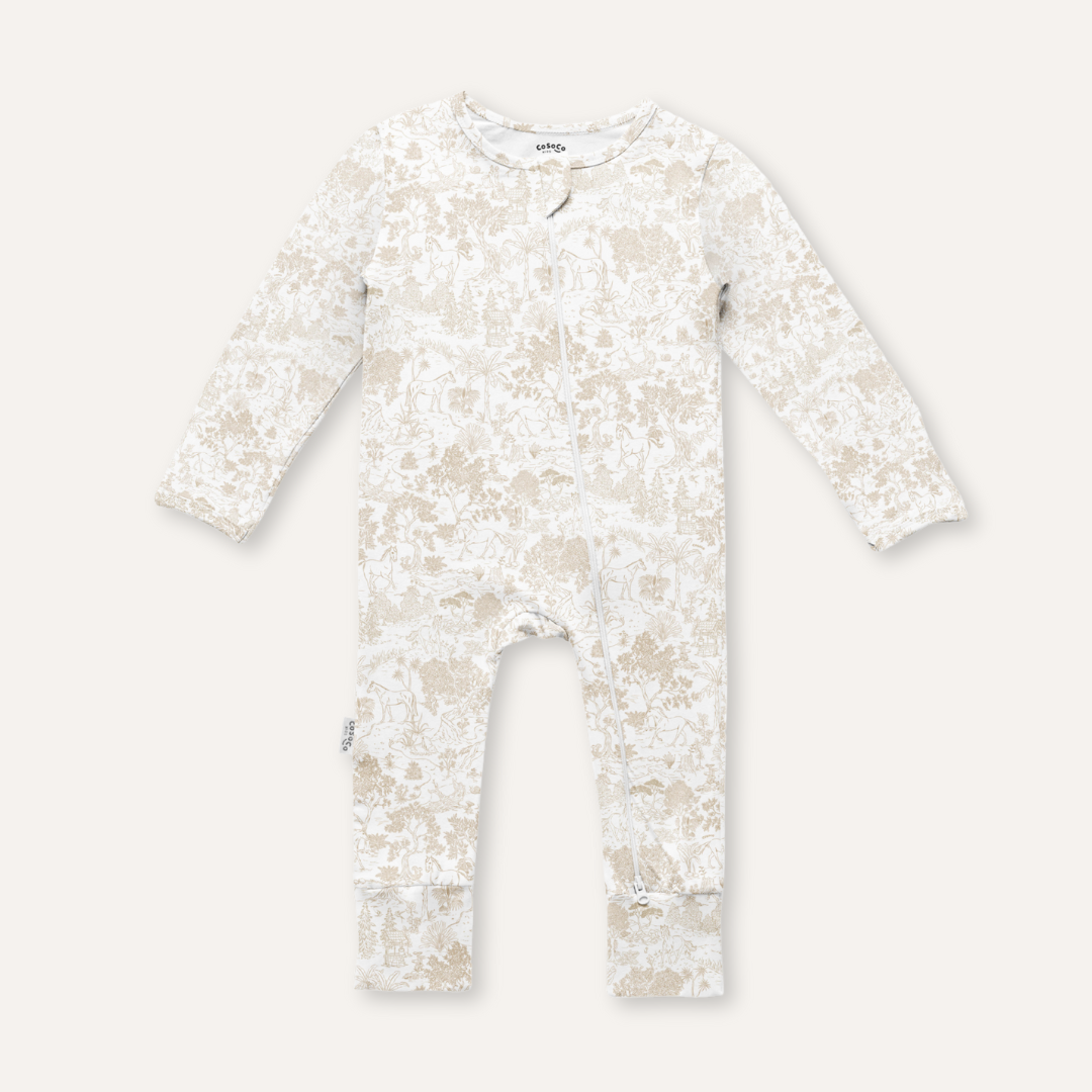 Sleepsuit in Equestrian Toile