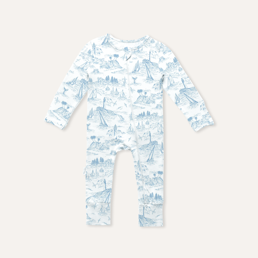 Sleepsuit in Coastal Blue