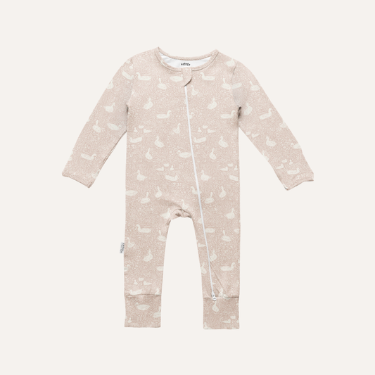 Sleepsuit in Duck Pink in the Common