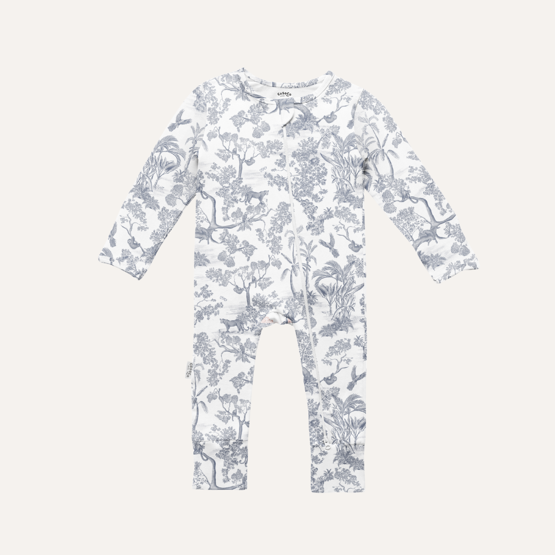 Sleepsuit in Jungle Toile
