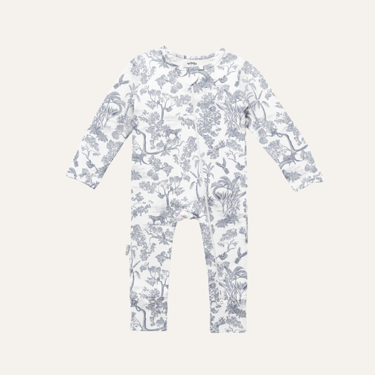 Sleepsuit in Jungle Toile