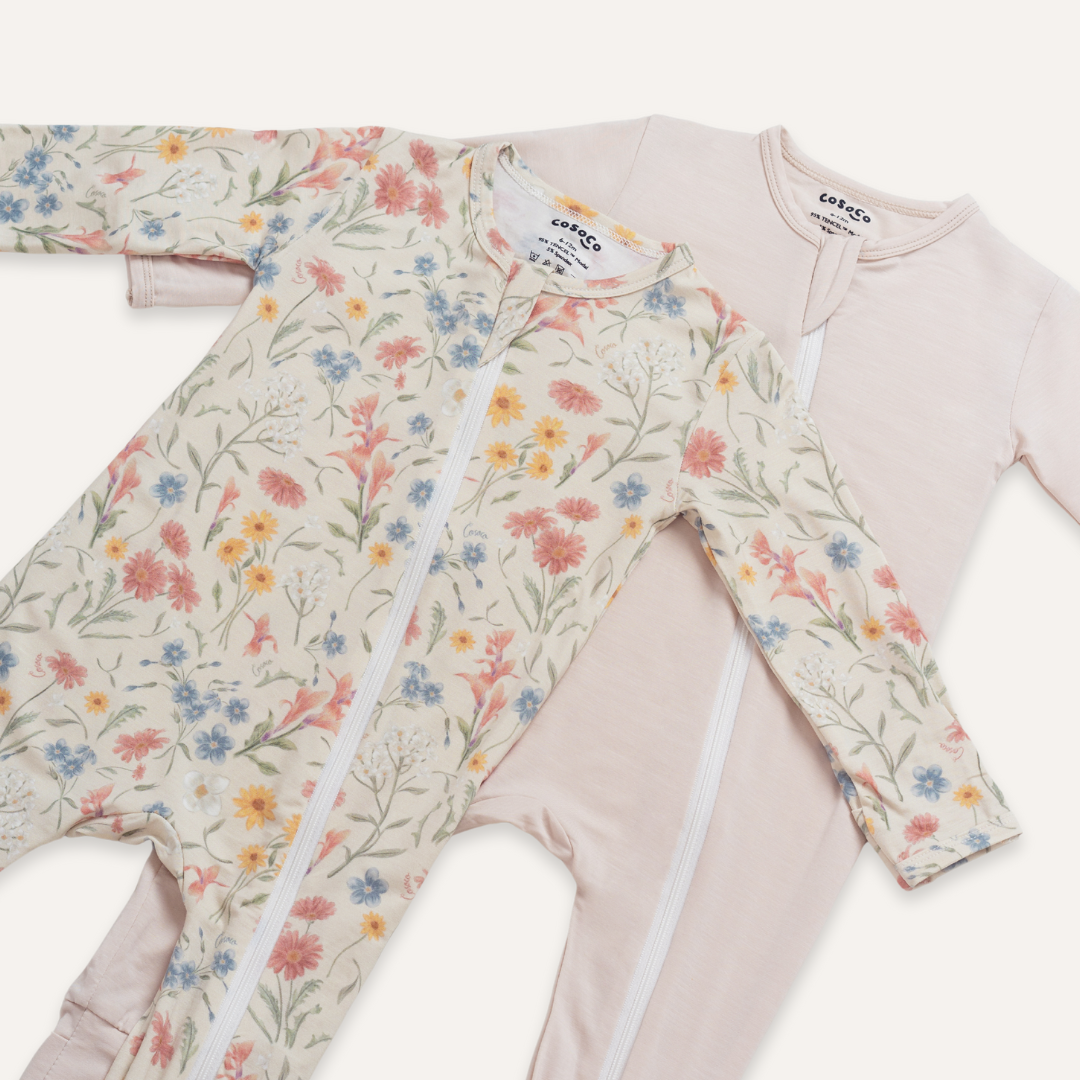 Sleepsuit in Moonlight Beige