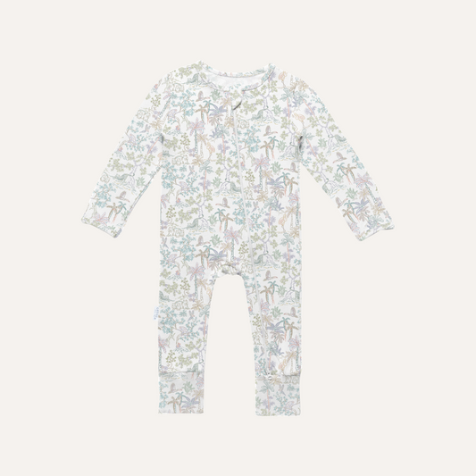 Baby Sleepsuit in Rainbow Tropics