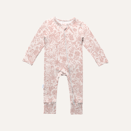 Sleepsuit in Toile De Fleurs