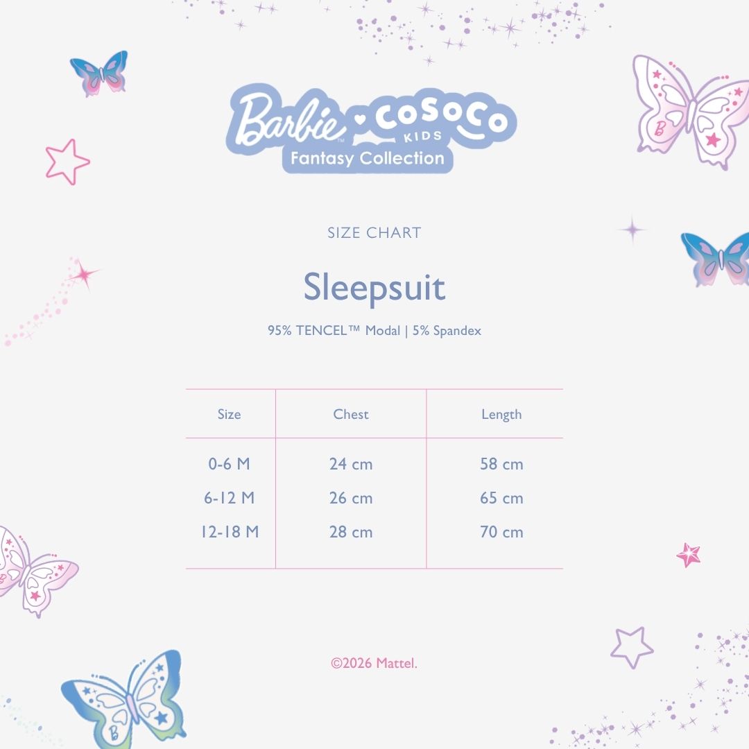 Barbie Sleepsuit in Pixie Wish