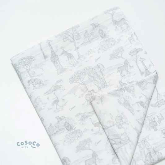 Swaddle Blanket in By the Safari