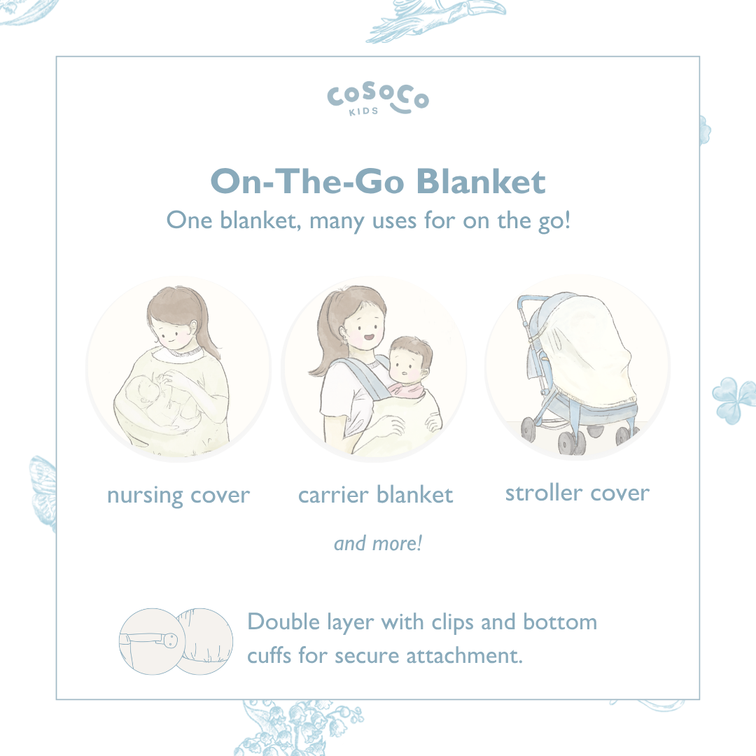 On The Go Blanket in Equestrian Toile