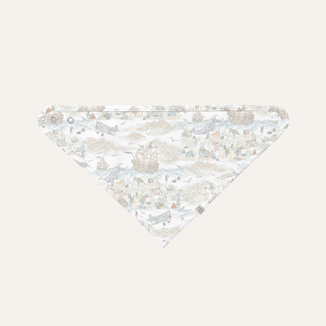 Triangle Bib in Salt Air