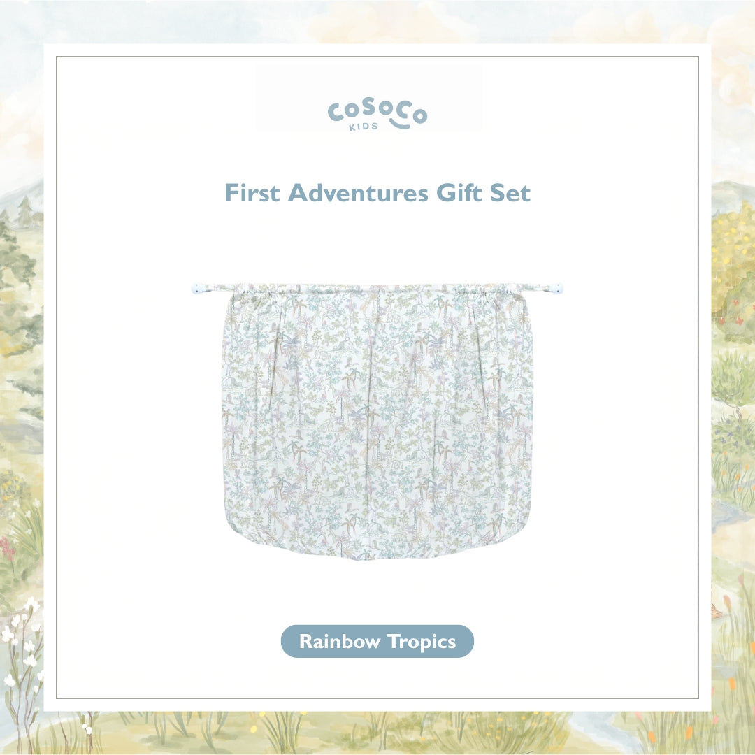 First Adventures Gift Set in Rainbow Tropics