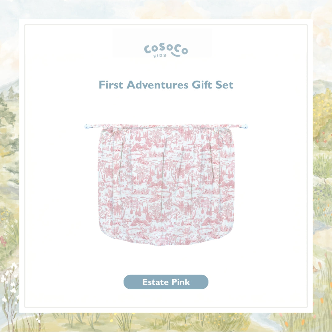 First Adventures Gift Set in Estate Pink